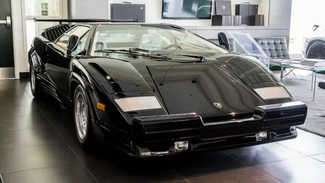 Lamborghini Countach 83 miles Sold.