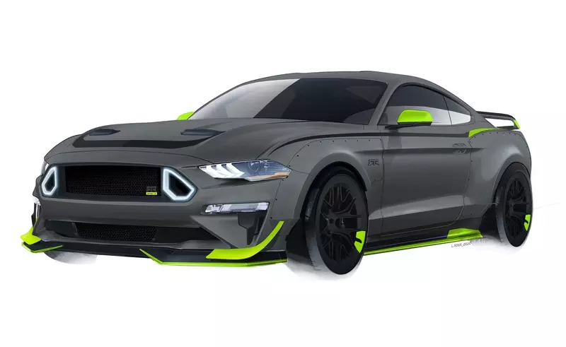 RTR prepares a 750-horsepower widebody Mustang for its 10th anniversary