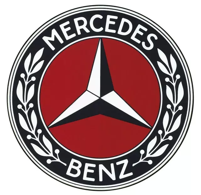 The origin of the Mercedes logo in the form of a three-pointed star.