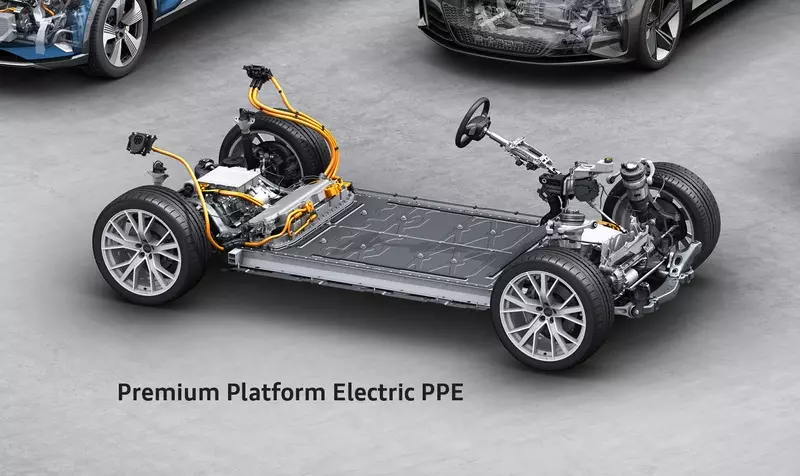 First details on the PPE platform for future Audi and Porsche electric cars.