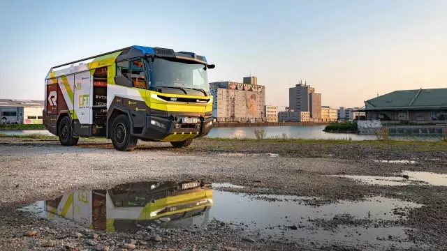 Los Angeles purchases electric fire trucks for Hollywood.