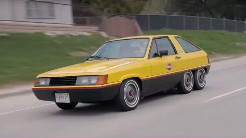 A 1980 Briggs & Stratton hybrid six-wheeler has been in Jay Leno's garage.