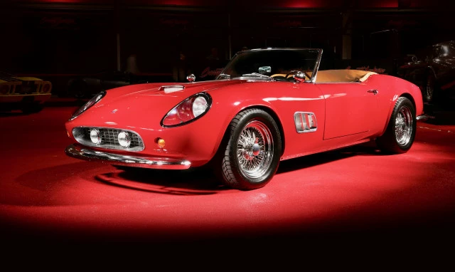 1963 Modena Spyder California from the movie "Ferris Vacation" is for sale.