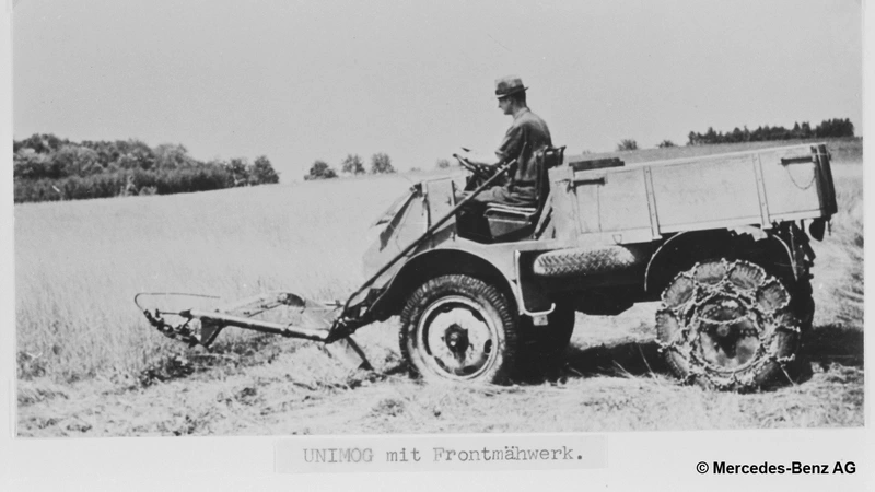 Deep Dive The Mercedes-Benz Unimog was originally a tractor.