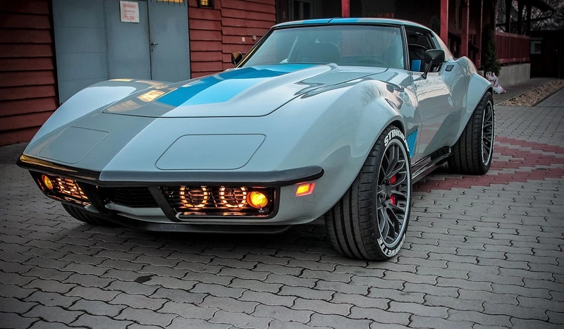 This restyled C3 Chevrolet Corvette is actually a C6.