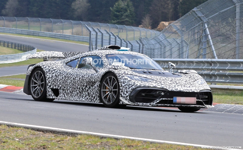 Spy shots of the Mercedes-Benz AMG One: the F1-powered hypercar has finally sounded off