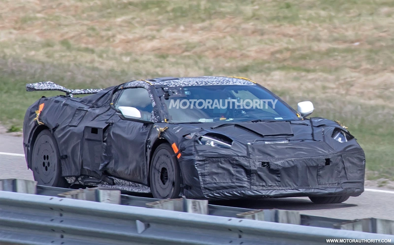 Spy shots and video of the 2022 Chevrolet Corvette Z06: The flat crank V8 sings