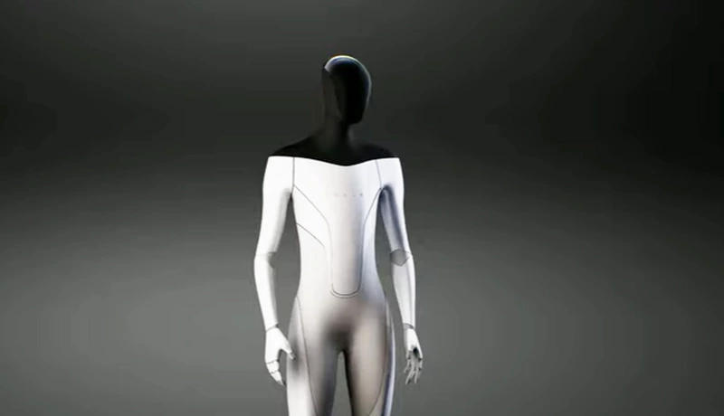 Teslabot: artificial intelligence-controlled humanoid robot unveiled.