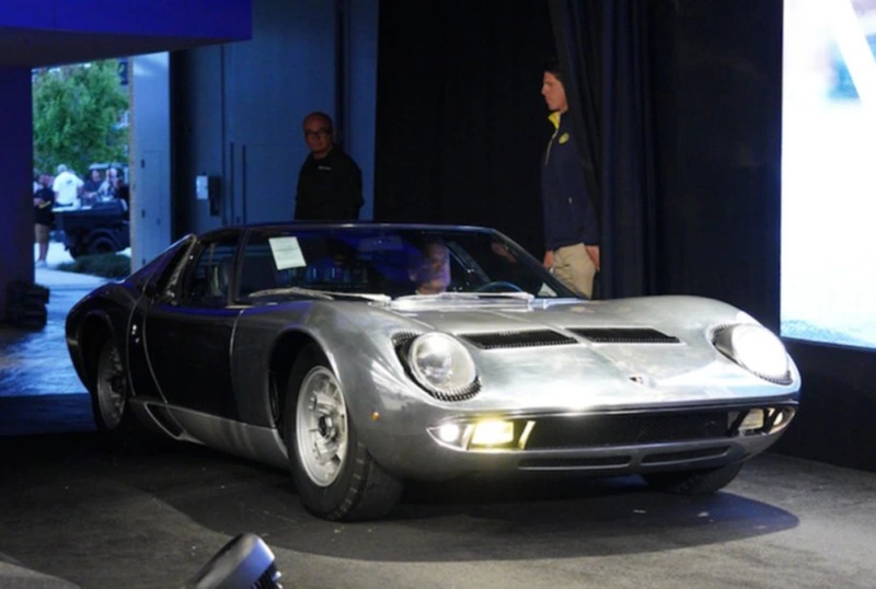 Lamborghini Miura owned by 19-year-old student sells for approximately $2.1 million