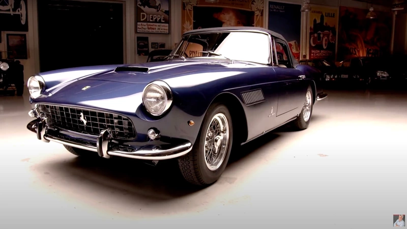 The 1960 Ferrari 250 PF Cabriolet brought classic styling to Jay Leno's garage.