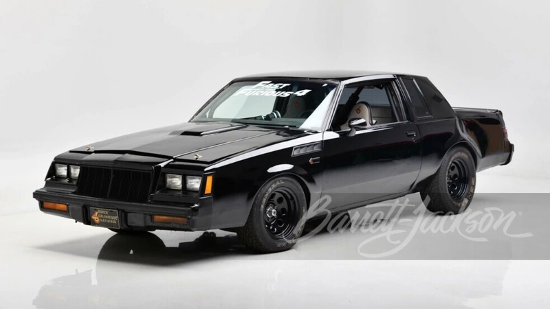 The 1987 Buick Grand National that Vin Diesel drove in the movie "Wild Speed" is up for auction.