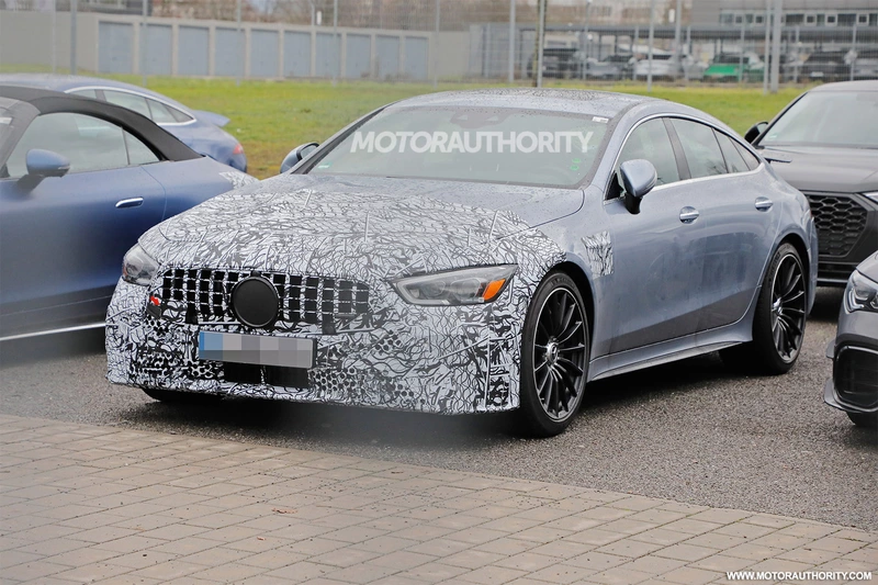 2024 Mercedes-Benz AMG GT 4-door coupe spy shots