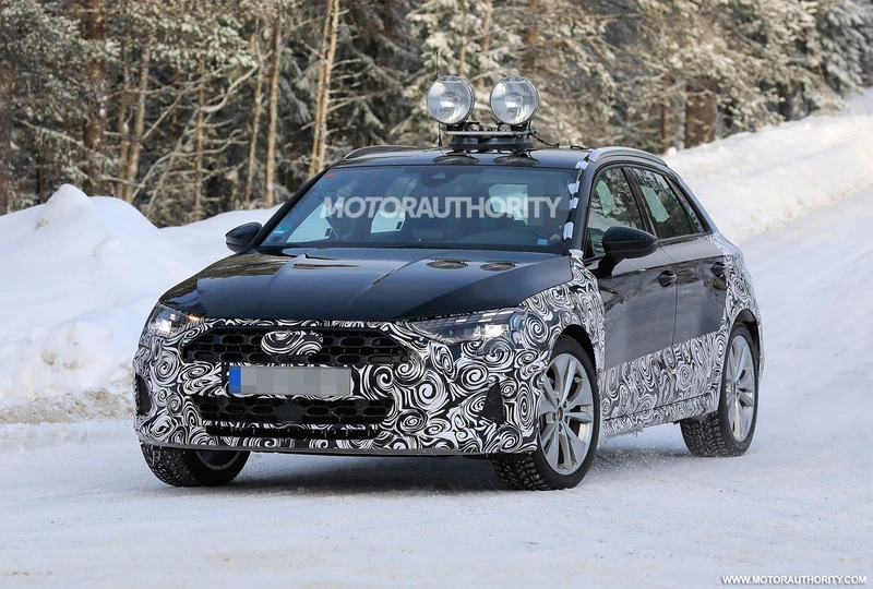 Spy shot of the 2025 Audi A3 Sportback