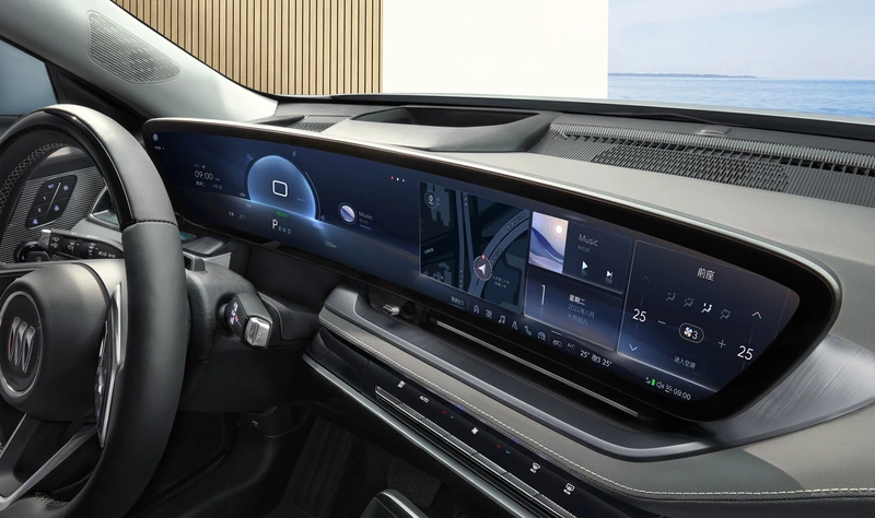 Buick has revealed the interior of the Electra E5 crossover.