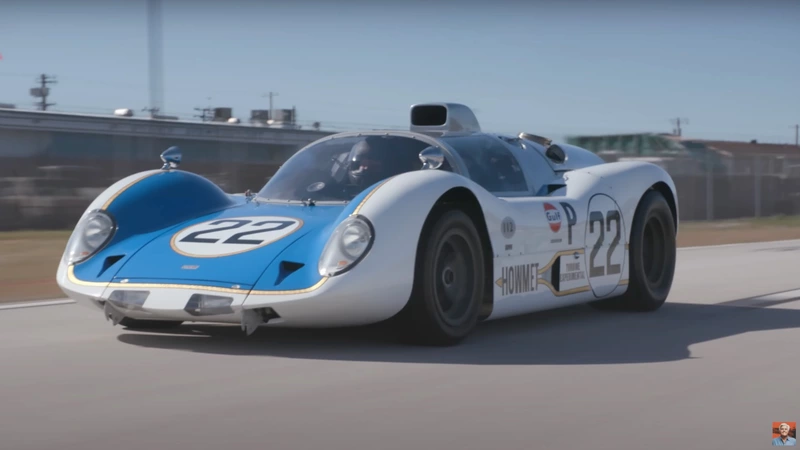 Howmet TX, a jet-powered racing car, is now in Jay Leno's Garage