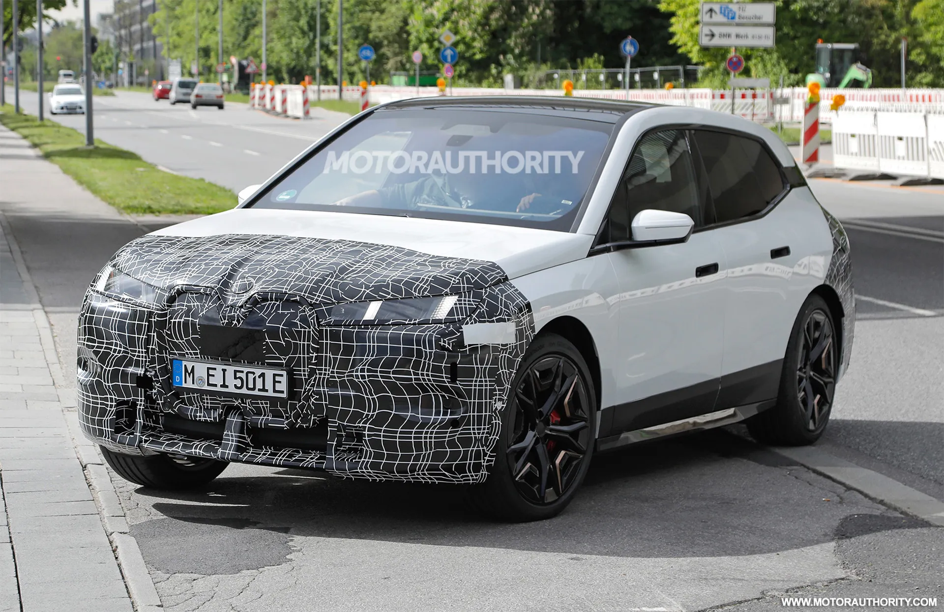 The Latest on the 2026 BMW iX Spotted in the Ring